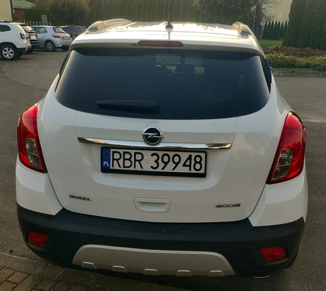 Opel Mokka cena 48500 przebieg: 155000, rok produkcji 2015 z Brzozów małe 704